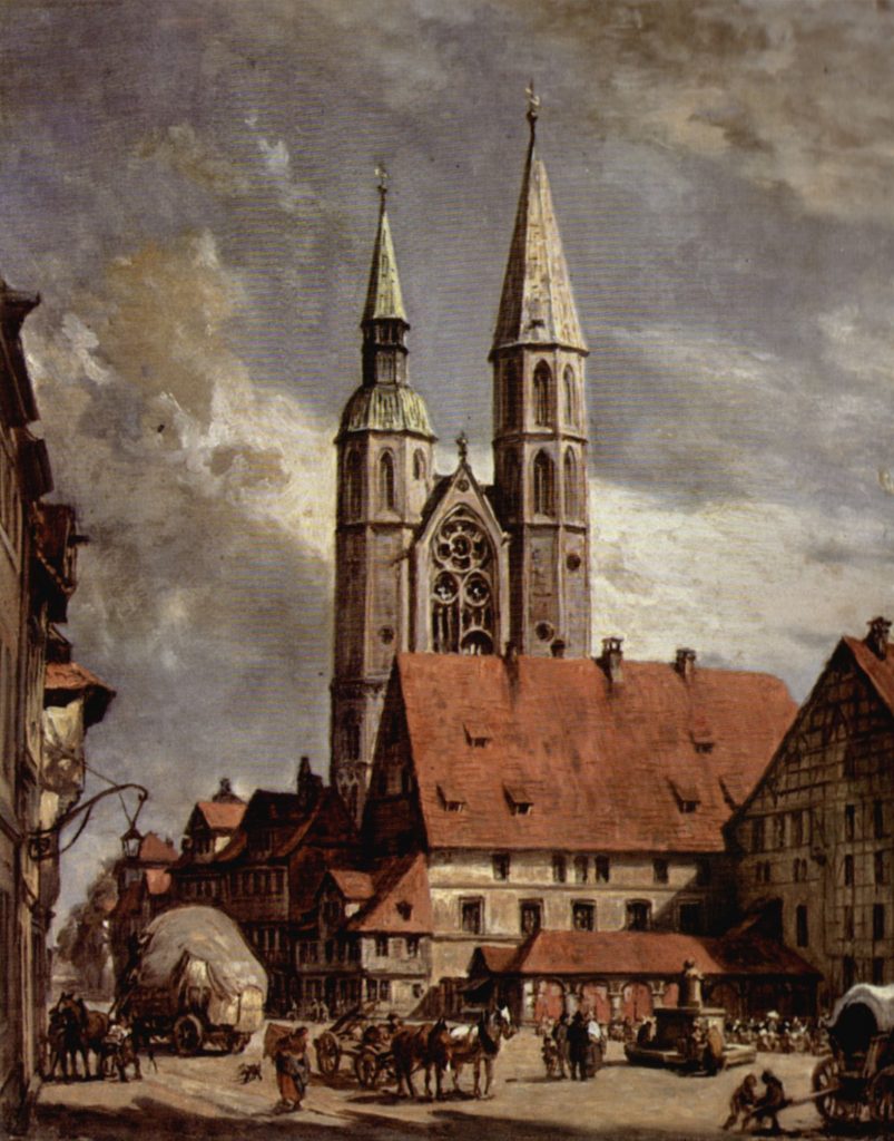Hagenmarkt Gemälde von Ludwig Tacke