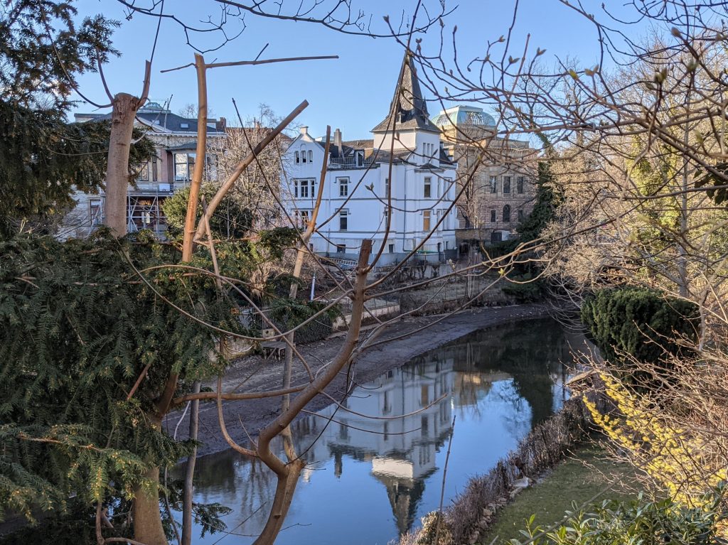 Blick über die Oker auf der Herzog-Anton-Ulrich-Museum