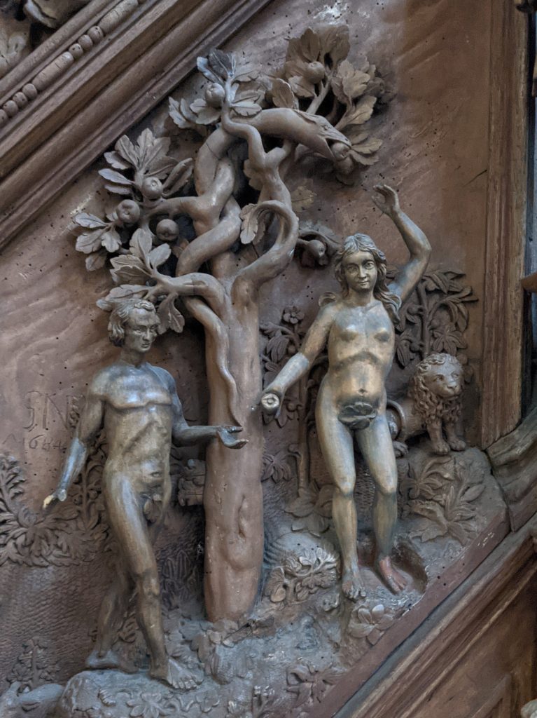 Klosterkirche Riddgshausen: Kanzel (I)