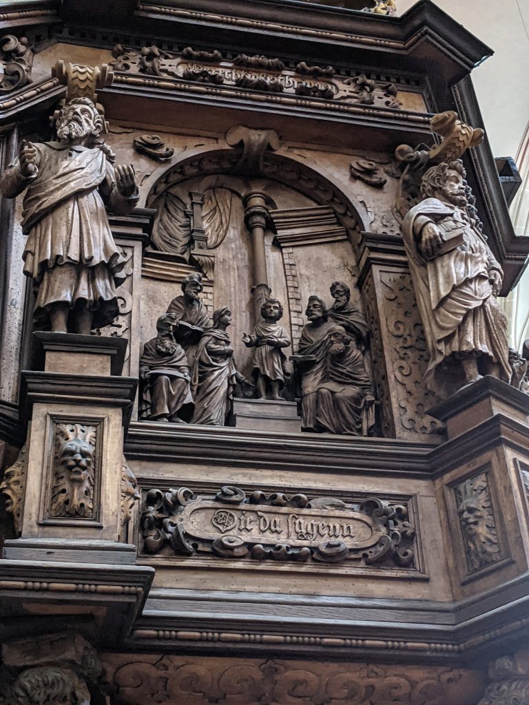 Klosterkirche Riddgshausen: Kanzel (II)
