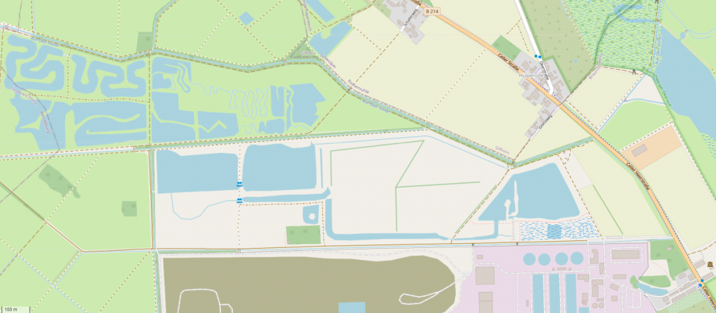Karte der Rieselfelder 2022