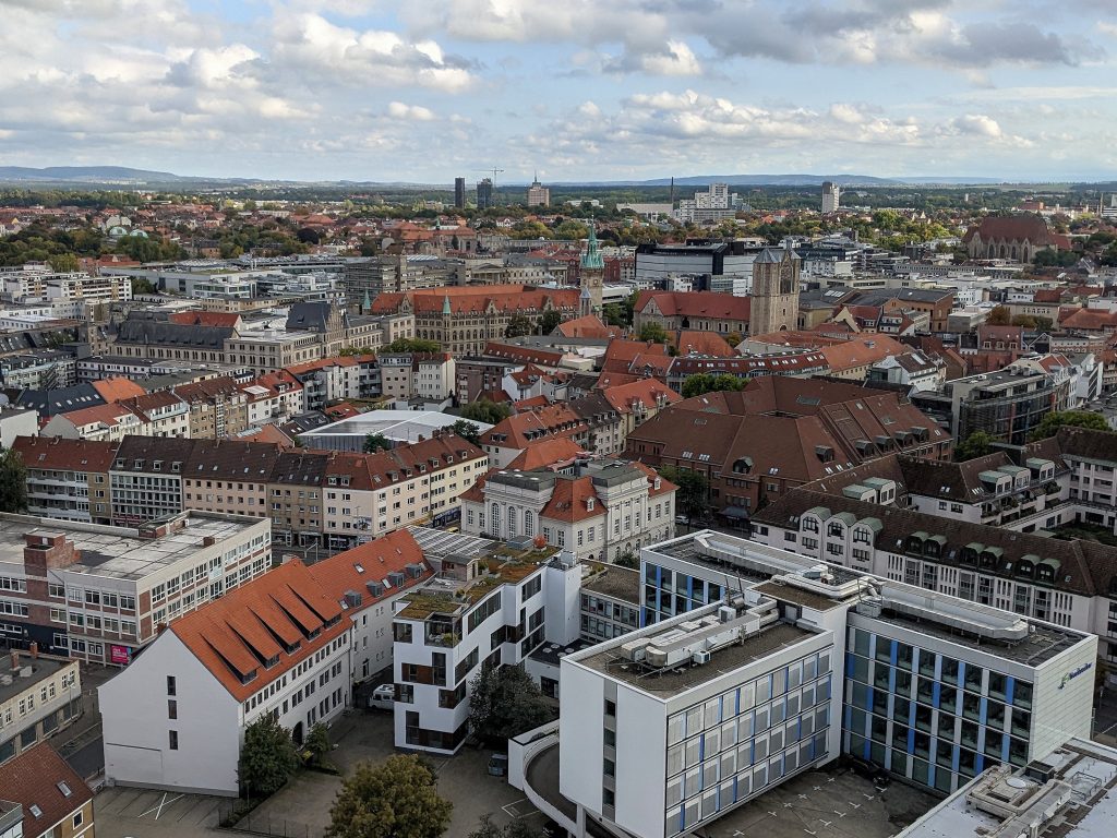 Blick vom Turm der Andreaskirche