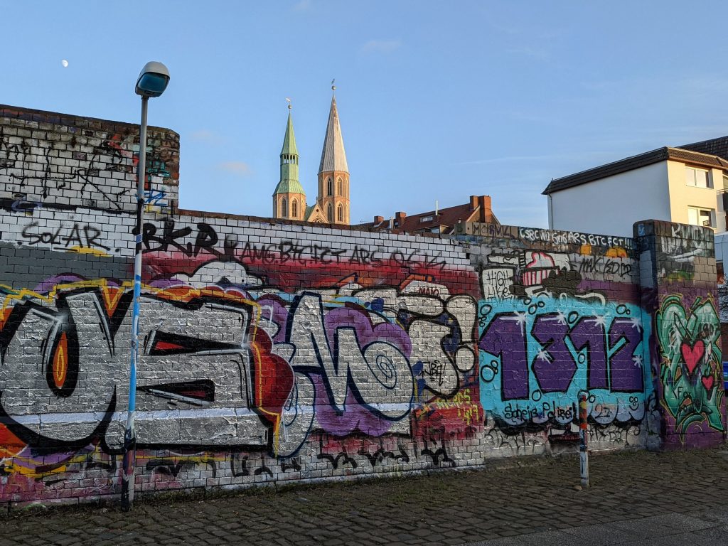 Mauern der Markthalle