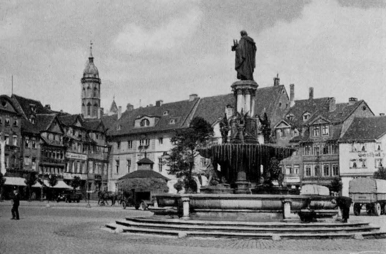 Hagenmarkt nach Nordwesten vor dem Krieg