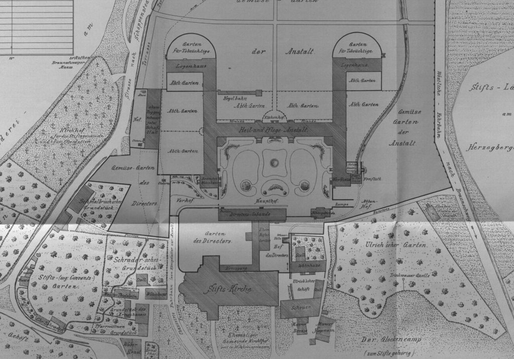 Plan der Heil- und Pflegeanstalt