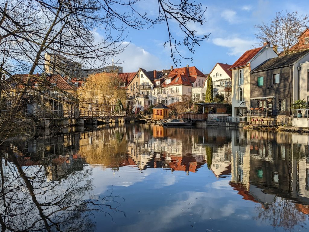 Blick Mühlenpfordtstraße zum Wendenwehr.