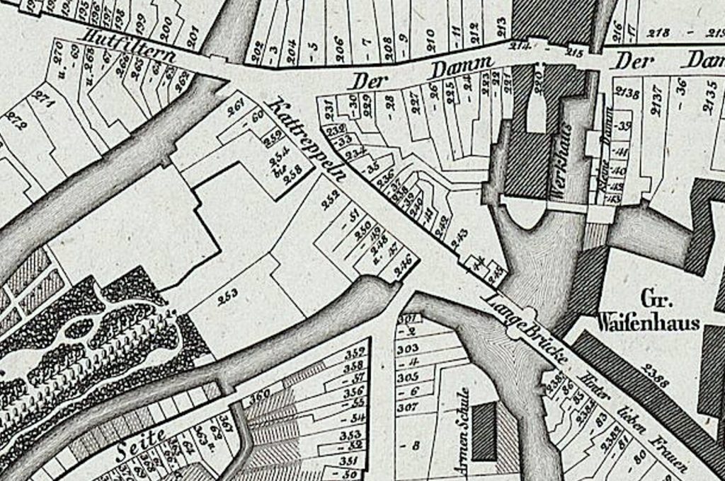 Karte Kattreppeln 1836